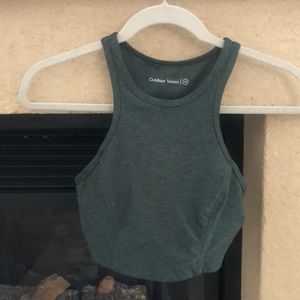 OV Athena crop top in Hunter
